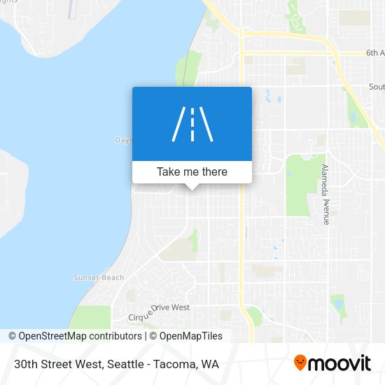 Mapa de 30th Street West