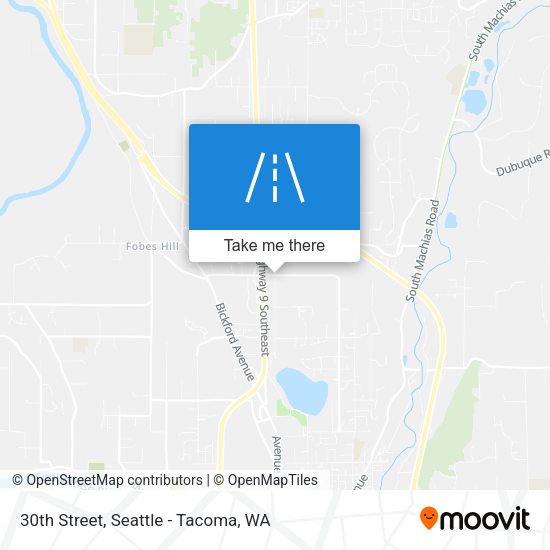 30th Street map