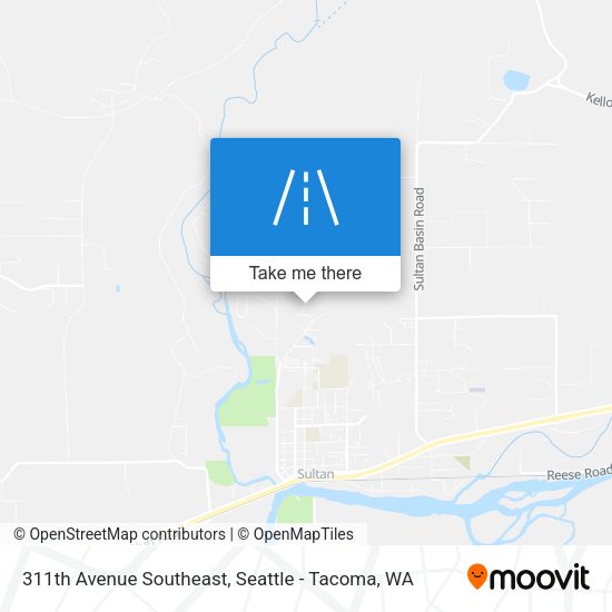311th Avenue Southeast map