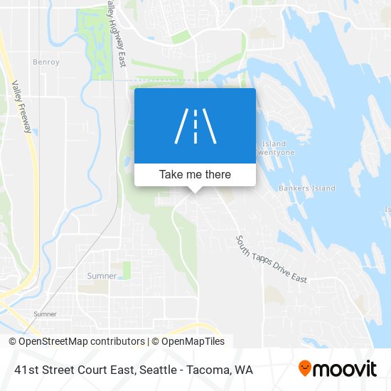 Mapa de 41st Street Court East