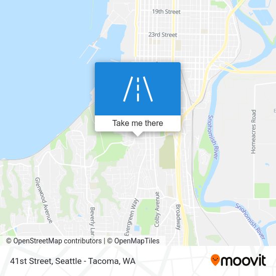 41st Street map