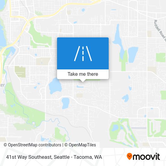 41st Way Southeast map