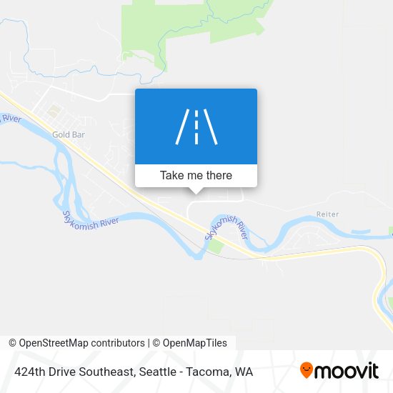 424th Drive Southeast map