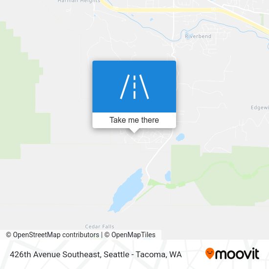 Mapa de 426th Avenue Southeast