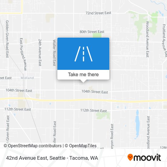 Mapa de 42nd Avenue East