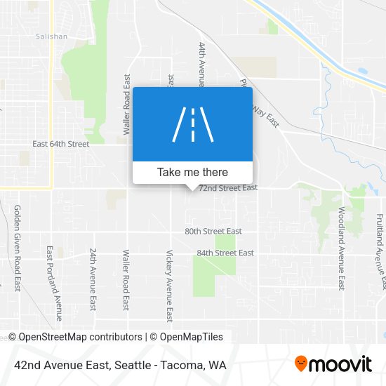 42nd Avenue East map