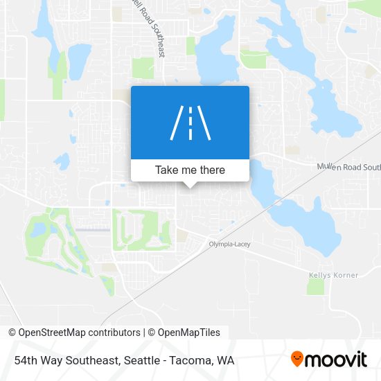 54th Way Southeast map