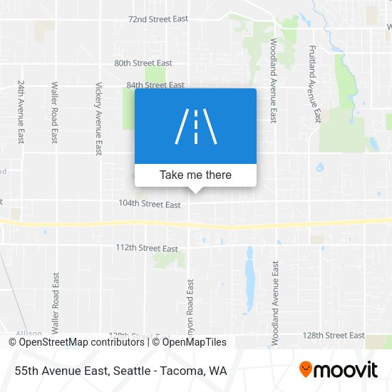 Mapa de 55th Avenue East