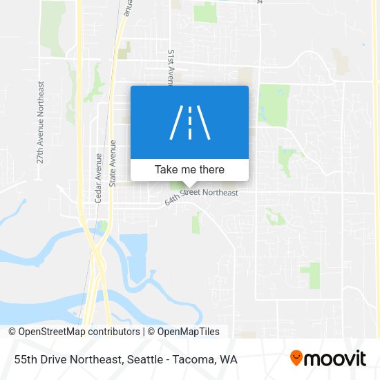 Mapa de 55th Drive Northeast