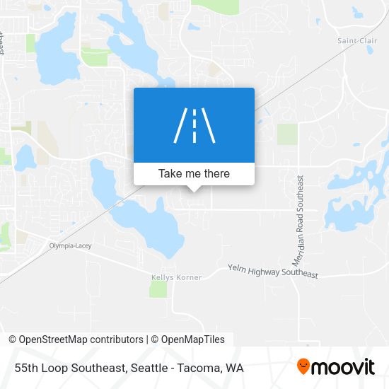 55th Loop Southeast map