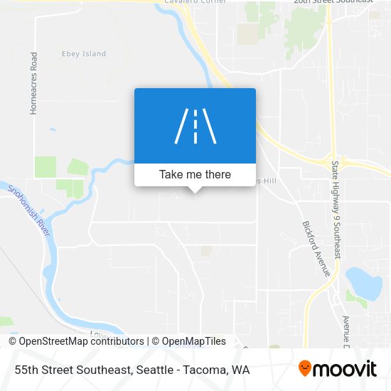 Mapa de 55th Street Southeast