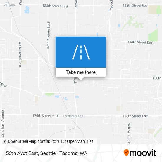 Mapa de 56th Avct East
