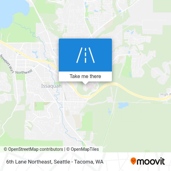 6th Lane Northeast map