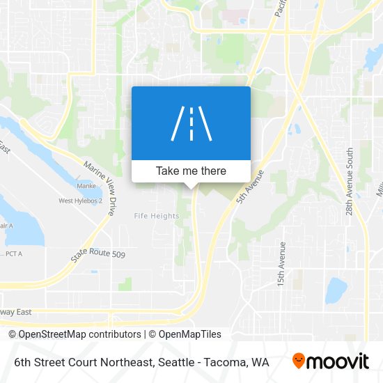 Mapa de 6th Street Court Northeast