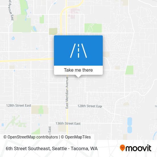 6th Street Southeast map