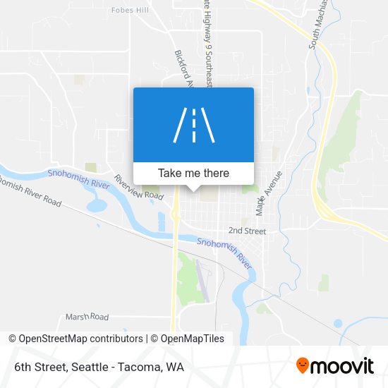 6th Street map