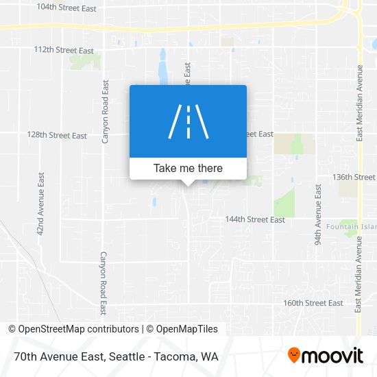 Mapa de 70th Avenue East