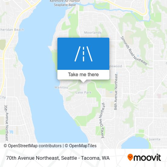 Mapa de 70th Avenue Northeast