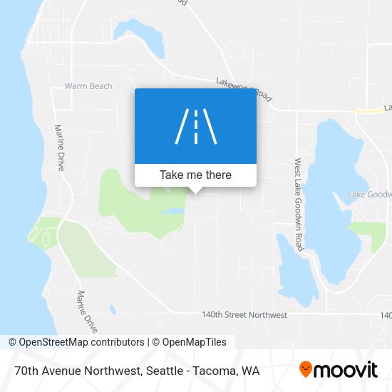 Mapa de 70th Avenue Northwest