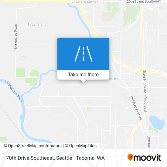 Mapa de 70th Drive Southeast