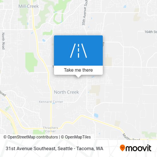 31st Avenue Southeast map
