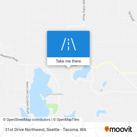 31st Drive Northwest map
