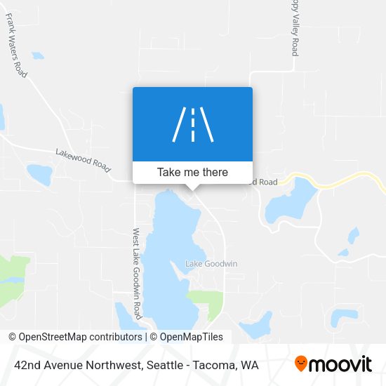 42nd Avenue Northwest map