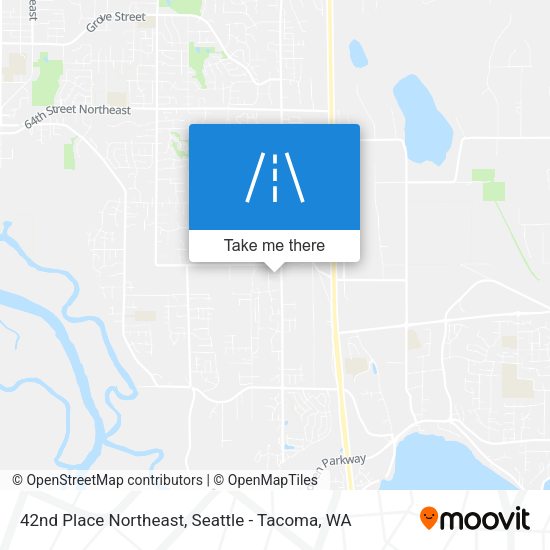Mapa de 42nd Place Northeast