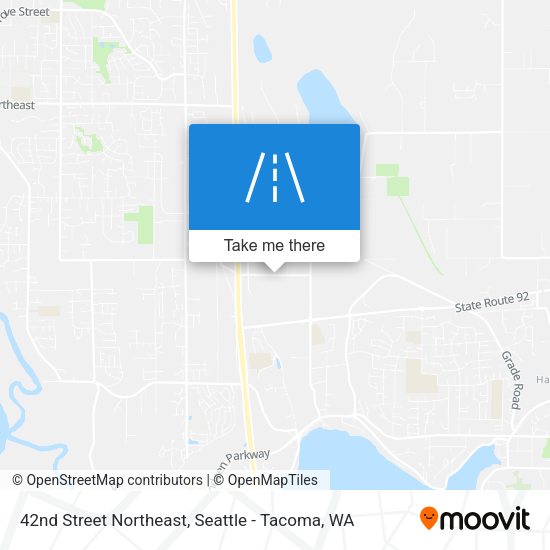 Mapa de 42nd Street Northeast