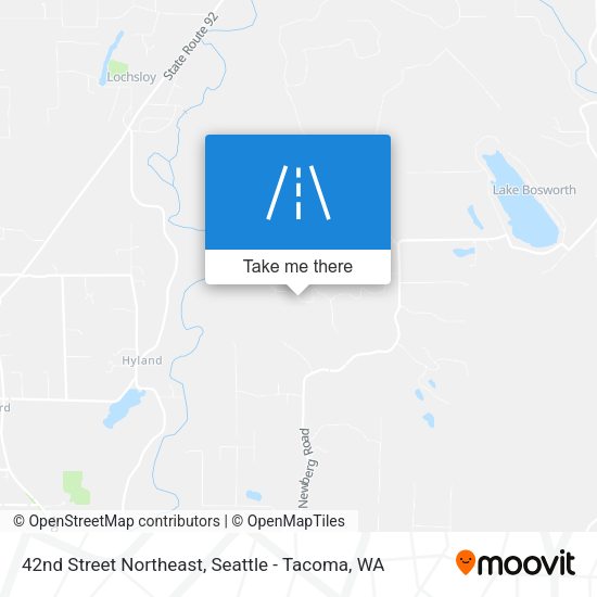 42nd Street Northeast map
