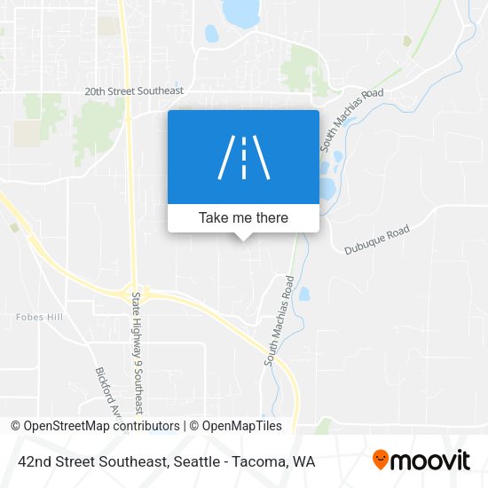 42nd Street Southeast map