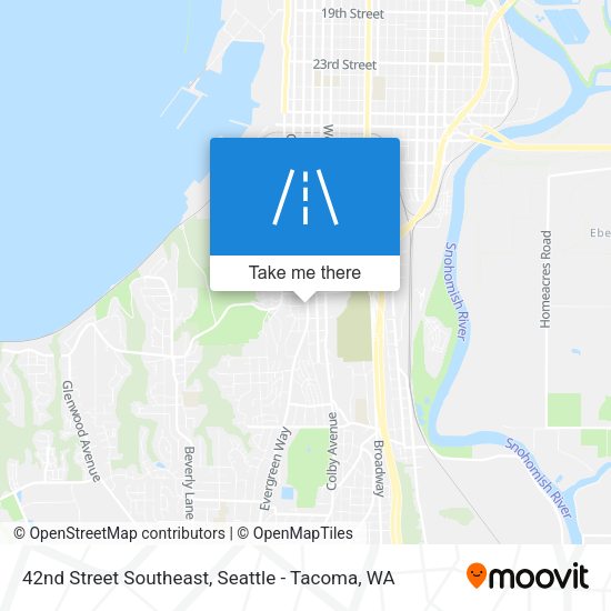 Mapa de 42nd Street Southeast