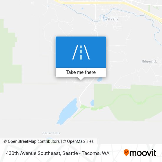 Mapa de 430th Avenue Southeast