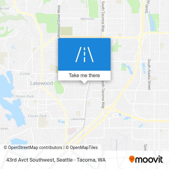 Mapa de 43rd Avct Southwest