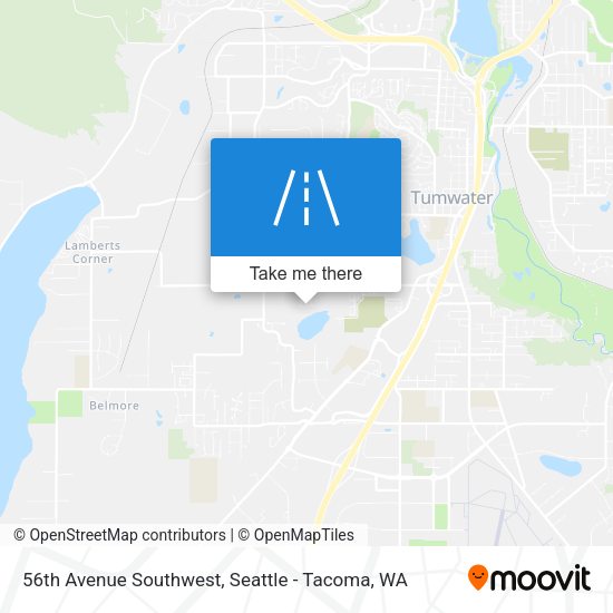 Mapa de 56th Avenue Southwest