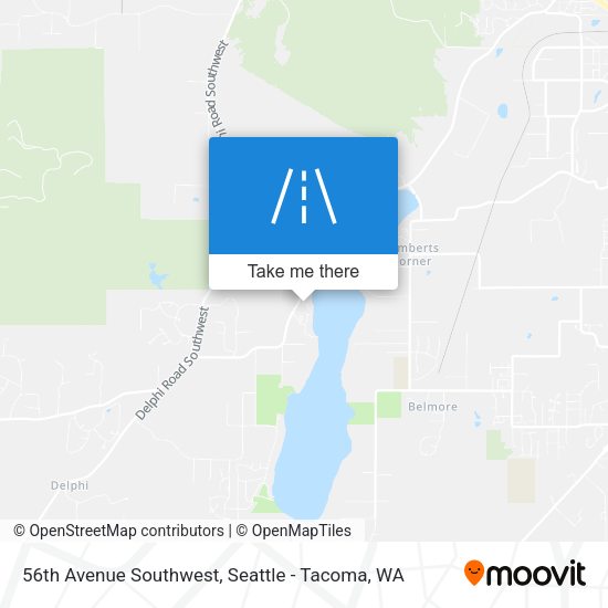 Mapa de 56th Avenue Southwest