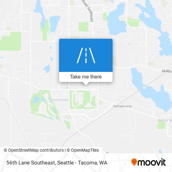 56th Lane Southeast map