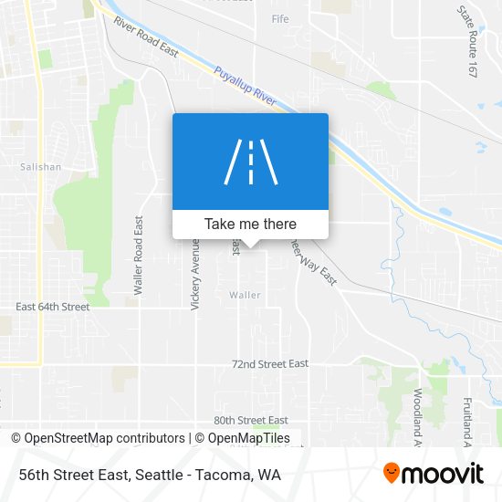 Mapa de 56th Street East