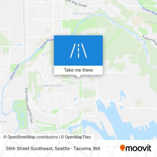 56th Street Southeast map