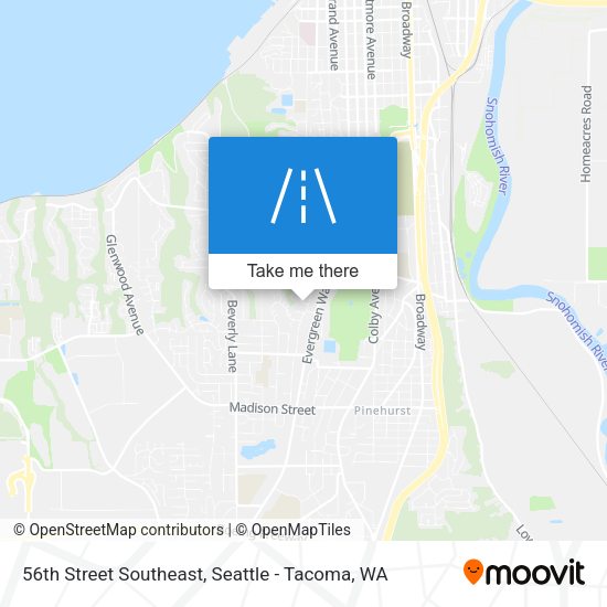 Mapa de 56th Street Southeast