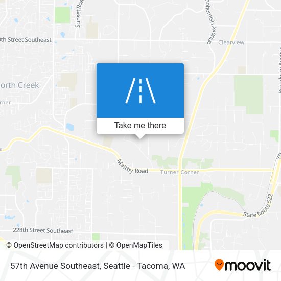 Mapa de 57th Avenue Southeast