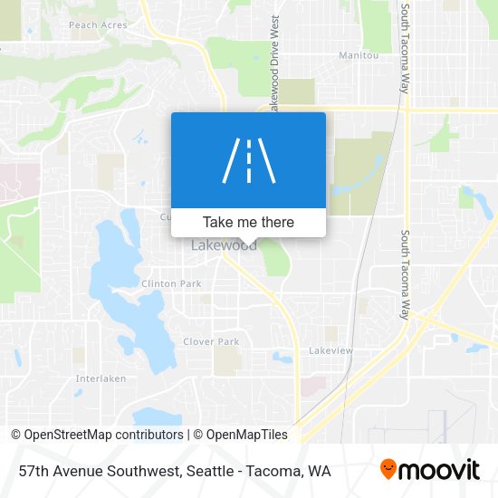 Mapa de 57th Avenue Southwest