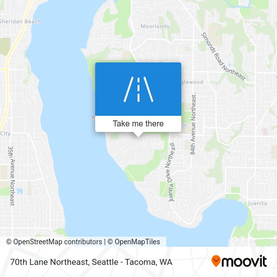 Mapa de 70th Lane Northeast