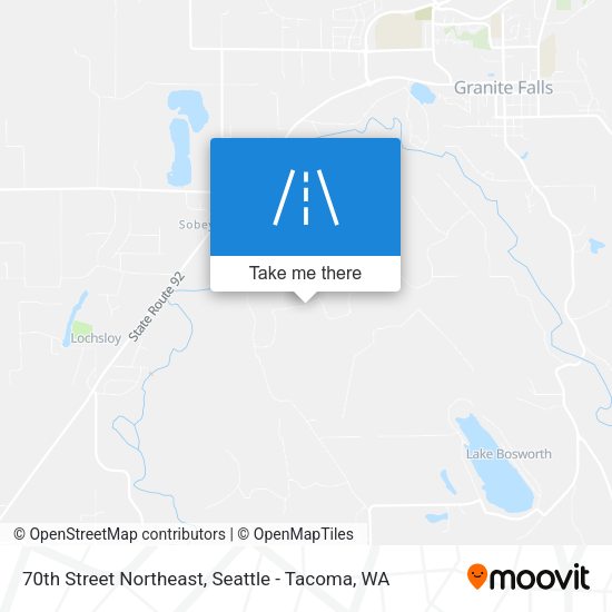 70th Street Northeast map