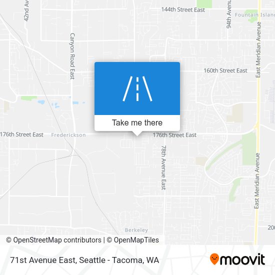 Mapa de 71st Avenue East