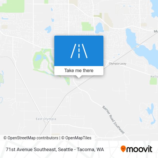 Mapa de 71st Avenue Southeast