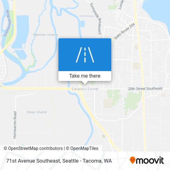 Mapa de 71st Avenue Southeast