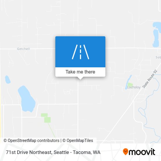 71st Drive Northeast map