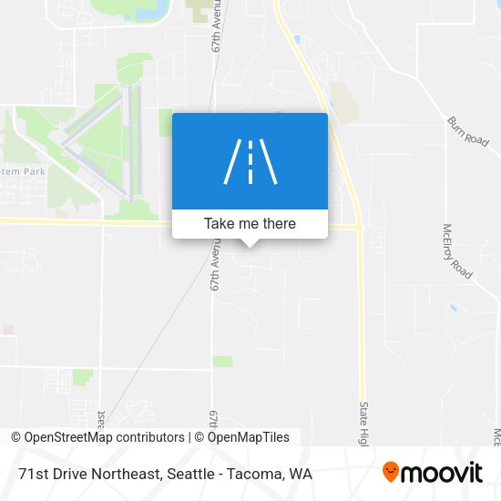 Mapa de 71st Drive Northeast
