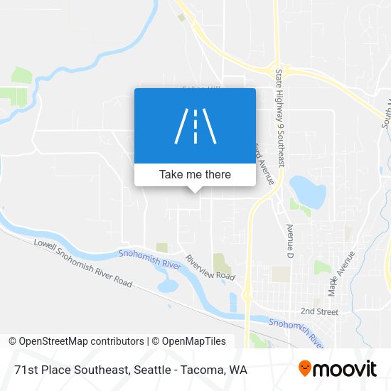Mapa de 71st Place Southeast